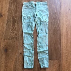 Teal tiffany blue refuge skinny pants
